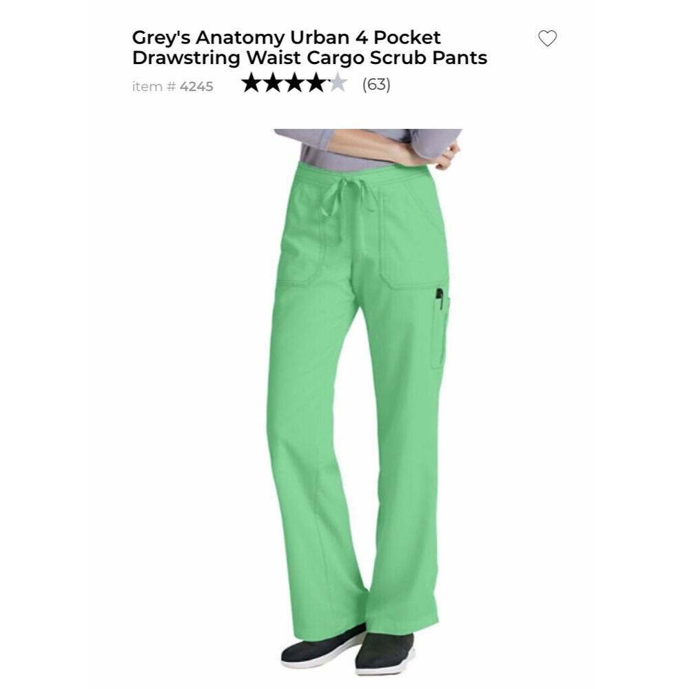 NWT tall Grey’s anatomy drawstring scrub pants 🍈